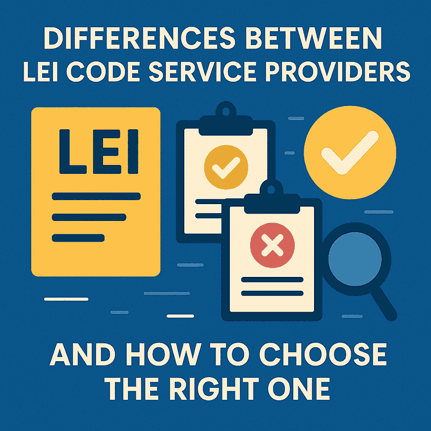 Comparison of LEI code service providers – pricing, speed, and customer support differences