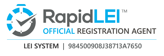 Oficjalny agent rejestracyjny RapidLEI - LEI System Numer LEI: 984500908J38713A7650